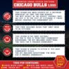 Chicago Bulls Logo Counted Cross Stitch Pattern – Download in PDF