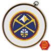 Denver Nuggets Logo Counted Cross Stitch Pattern – Download in PDF