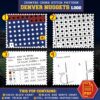 Denver Nuggets Logo Free Cross Stitch Pattern – Download in PDF