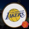 Los Angeles Lakers Logo Counted Cross Stitch Pattern – Download in PDF