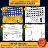 Los Angeles Lakers Logo Counted Cross Stitch Pattern – Download in PDF