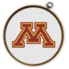 Minnesota Golden Gophers Logo Counted Cross Stitch Pattern - Download in PDF