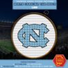 North Carolina Tar Heels Logo Counted Cross Stitch Pattern - Download in PDF
