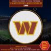 Washington Commanders Logo Counted Cross Stitch Pattern - Download in PDF