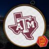 Texas A&M University Athletics cross stitch logo
