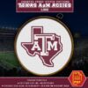 Texas A&M Aggies Logo Counted Cross Stitch Pattern - Download in PDF