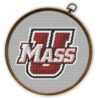 UMass Minutemen Logo Counted Cross Stitch Pattern - Download in PDF