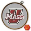 UMass Minutemen Logo Counted Cross Stitch Pattern - Download in PDF