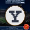 Yale Bulldogs Logo Counted Cross Stitch Pattern - Download in PDF
