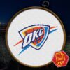 Oklahoma City Thunder Logo Counted Cross Stitch Pattern – Download in PDF
