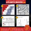 Atlanta Braves Logo Counted Cross Stitch Pattern – Download in PDF