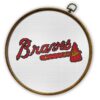 Atlanta Braves Logo Counted Cross Stitch Pattern - PDF-File Download