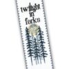 Bookmark cross stitch pattern "Twilight in Forks" - Download in PDF