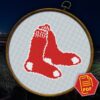 Boston Red Sox Emblem Counted Cross Stitch Pattern - PDF-File