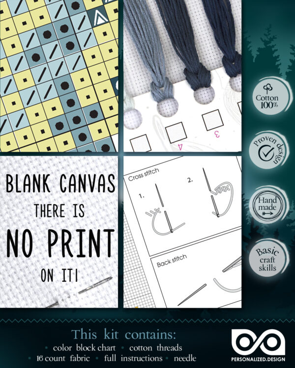 Counted Cross Stitch Bookmark Kit "Twilight in Forks"