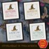 Counted cross stitch pattern “Sorting Hat Faculties: You might belong in Hufflepuff” – Download in PDF
