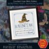 Counted cross stitch pattern “Sorting Hat Faculties: You might belong in Ravenclaw” – Download in PDF