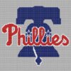 Philadelphia Phillies Logo Counted Cross Stitch Pattern – Download in PDF