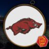 Arkansas Razorbacks Logo Counted Cross Stitch Pattern - Download in PDF