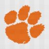 Clemson Tigers Logo Counted Cross Stitch Pattern - Download in PDF