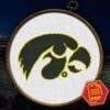 Iowa Hawkeyes Logo Counted Cross Stitch Pattern - Download in PDF