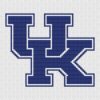 Kentucky Wildcats Logo Counted Cross Stitch Pattern - Download in PDF