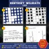 Kentucky Wildcats Logo Counted Cross Stitch Pattern - Download in PDF