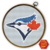 Toronto Blue Jays Logo Counted Cross Stitch Pattern - Download PDF File