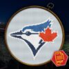 Toronto Blue Jays Logo Counted Cross Stitch Pattern – Download in PDF