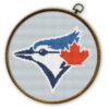 Toronto Blue Jays Logo Counted Cross Stitch Pattern – Download in PDF
