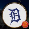 Detroit Tigers Logo Counted Cross Stitch Pattern – Download in PDF