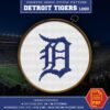Detroit Tigers Logo Counted Cross Stitch Pattern – Download in PDF