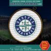 Seattle Mariners Logo Counted Cross Stitch Pattern – Download in PDF