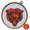 Chicago Bears Logo Counted Cross Stitch Pattern - Download in PDF