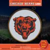 Chicago Bears Emblem DIY Wall Decor - NFL Themed Embroidery