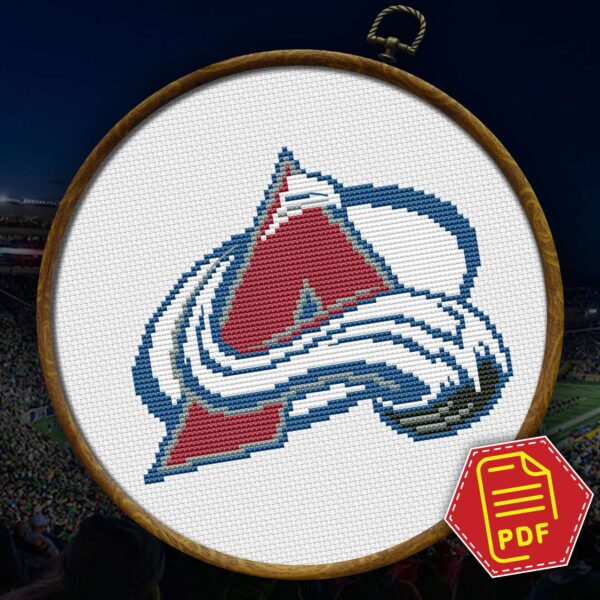 Colorado Avalanche Symbol Pattern Details and Size Info