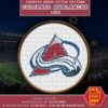 Colorado Avalanche Insignia DIY Wall Decor - Themed NHL Embroidery