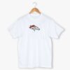Denver Bronco Cross-Stitched Logo on T-Shirt