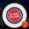 Detroit Pistons Crest Embroidery Pattern Details - Size and Info
