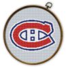 Montreal Canadiens Logo Counted Cross Stitch Pattern - Download in PDF