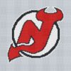 New Jersey Devils Logo Counted Cross Stitch Pattern - Download in PDF