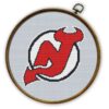 New Jersey Devils Logo Counted Cross Stitch Pattern - Download in PDF