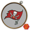 Tampa Bay Buccaneers Logo Counted Cross Stitch Pattern - Download in PDF
