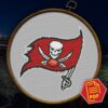 Tampa Bay Buccaneers Embroidery Pattern Details and Size Info