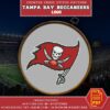 Tampa Bay Buccaneers Insignia DIY Wall Decor - NFL Themed Embroidery Chart