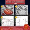 Tampa Bay Buccaneers Cross Stitch Kit Contents - PDF Pattern and Thread List
