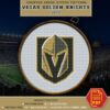 Vegas Golden Knights Insignia DIY Wall Art - Themed Embroidery Design