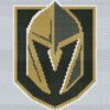 Vegas Golden Knights Logo Counted Cross Stitch Pattern - Download in PDF