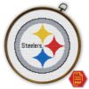 Pittsburgh Steelers Logo Counted Cross Stitch Pattern - Download in PDF